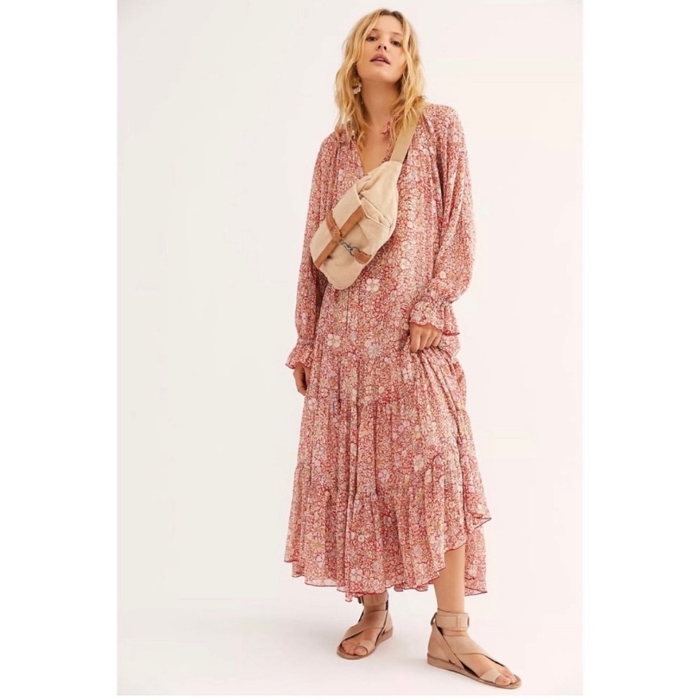‼️SOLD‼️Free People Feeling Groovy Maxi Dress